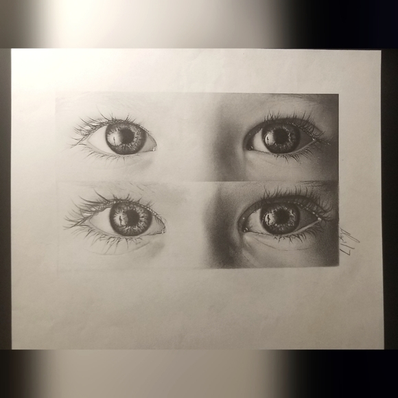 Other | Hand Drawn Eye Study | Poshmark